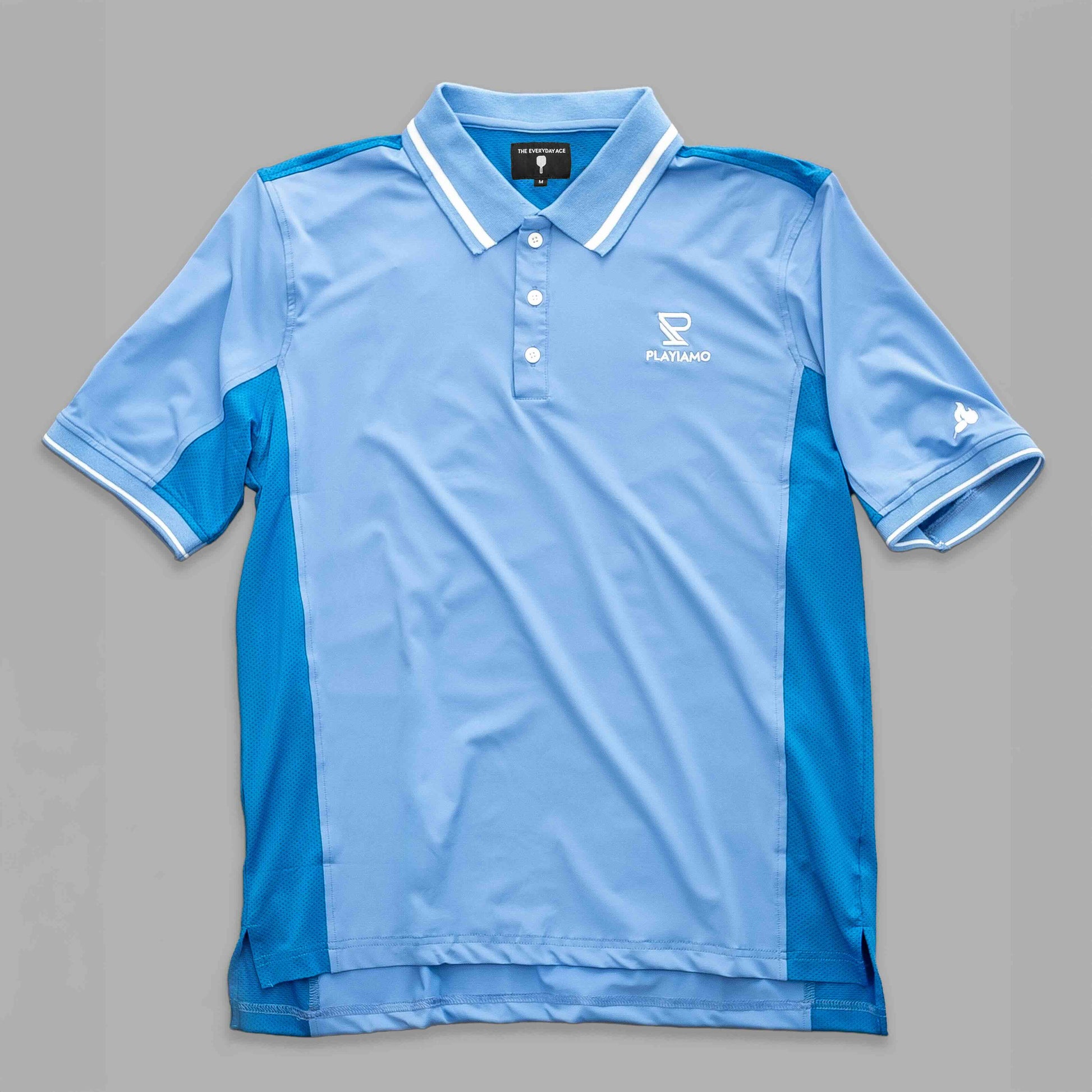 PLAYIAMO The Everyday Ace Performance Shirt – Men’s Blue