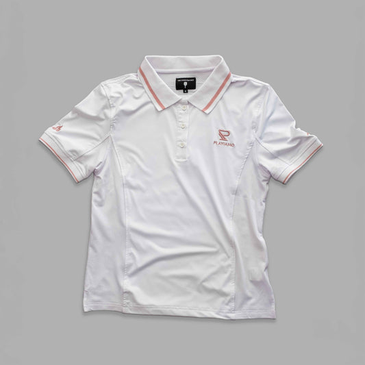 PLAYIAMO The Everyday Ace Performance Shirt – Women’s White
