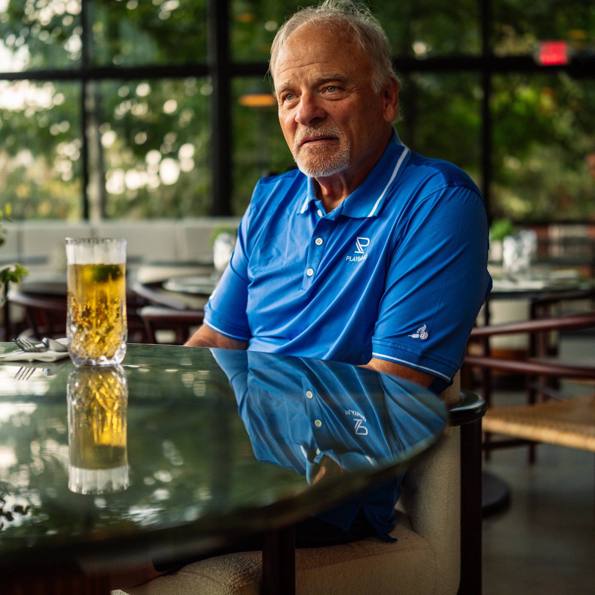 PLAYIAMO The Everyday Ace Performance Shirt – Men’s Blue