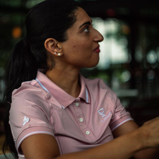 The Everyday Ace Performance Polo– Women’s Pink