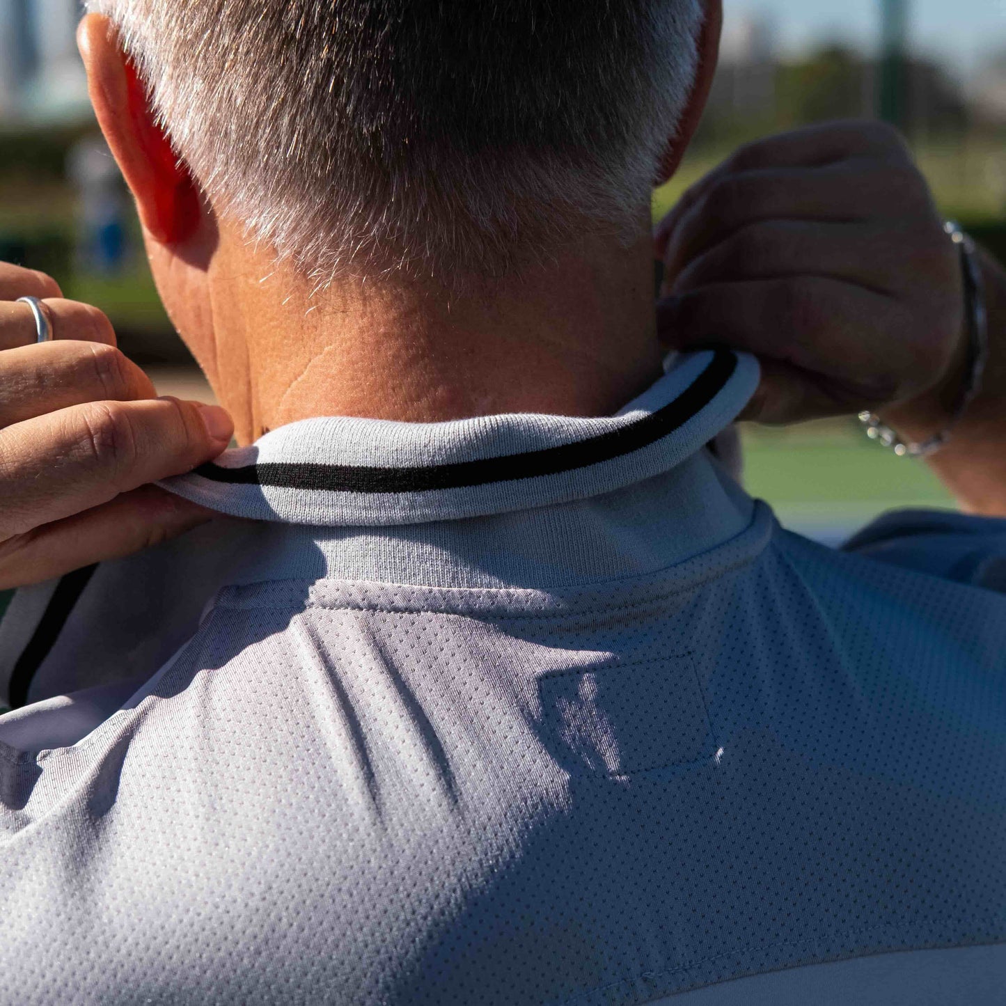 The Everyday Ace Performance Polo – Men’s Grey
